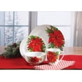 thumbnail image 2 of Gibson Home Magic Poinsettia 16 Piece Porcelain Dinnerware Set, 2 of 6