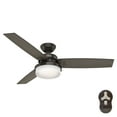 thumbnail image 6 of Hunter 52 inch Indoor Ceiling Fan with LED Light and Remote Control - Bronze Ceiling Fan, Standard Mount, 3 Blades, For Bedroom, Living Room, or Kitchen - Sentinel 59210, Premier Bronze, 6 of 16