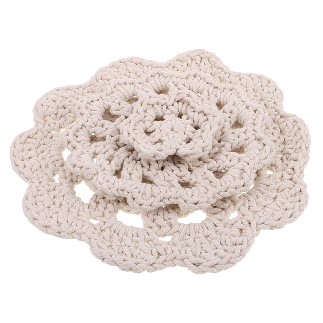 unbranded 3Ud Posavasos Aislantes De Beige Estilo Para Oficina Y Cocina