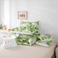 thumbnail image 6 of Manfei Green Ginkgo Leaves 7-Piece Twin Bedding Sets,Natural Botanical Bedding Comforter Set,Rustic Leaf Autumn Plant Sheet Sets For Girls,Uxury Bedroom Decor Reversible, 6 of 8
