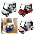 thumbnail image 2 of Alloy Mini Golf Cart Model with Clubs Decorative Accent For Adults Kids Room, 2 of 21