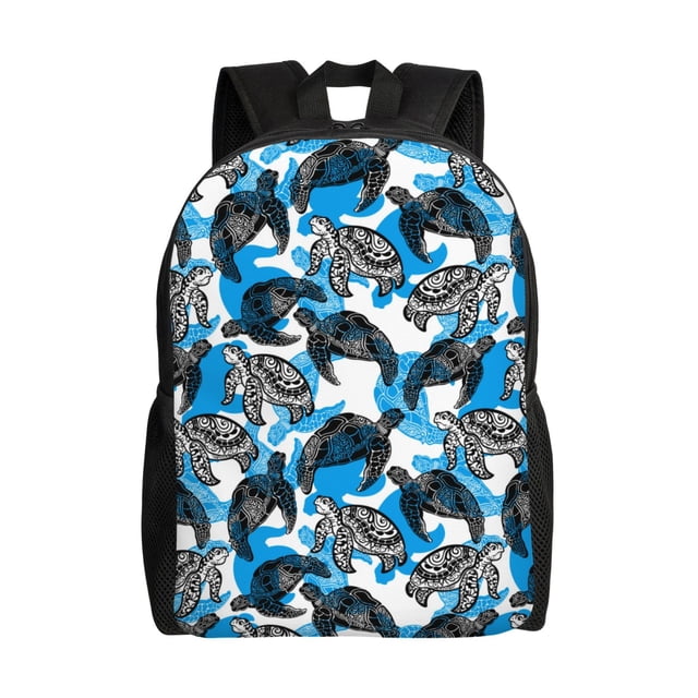 Balery Sea Animal Mochila - Mochila Estilosa y Duradera para Laptop de 15 Pulgadas con Tela Oxford Impermeable