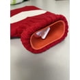 thumbnail image 3 of Classic Natural Rubber Hot Water Bottle with Big Heart Red Knit Cover , 2 Liters 1/2 Gal, 3 of 4