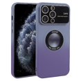 thumbnail image 1 of Funda de silicona degradada a prueba de golpes Magsafe con película para lente para iPhone 11 Pro Max, 1 of 5