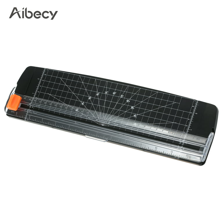 Aibecy Portable Paper Trimmer A4 Size Paper Cutter Cutting Machine 12 Inch  Cutting Width for Craft Paper Photo Laminated Paper 