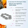 Lazy Susan Revolution Turntable Expandable for Rectangular & Oblong