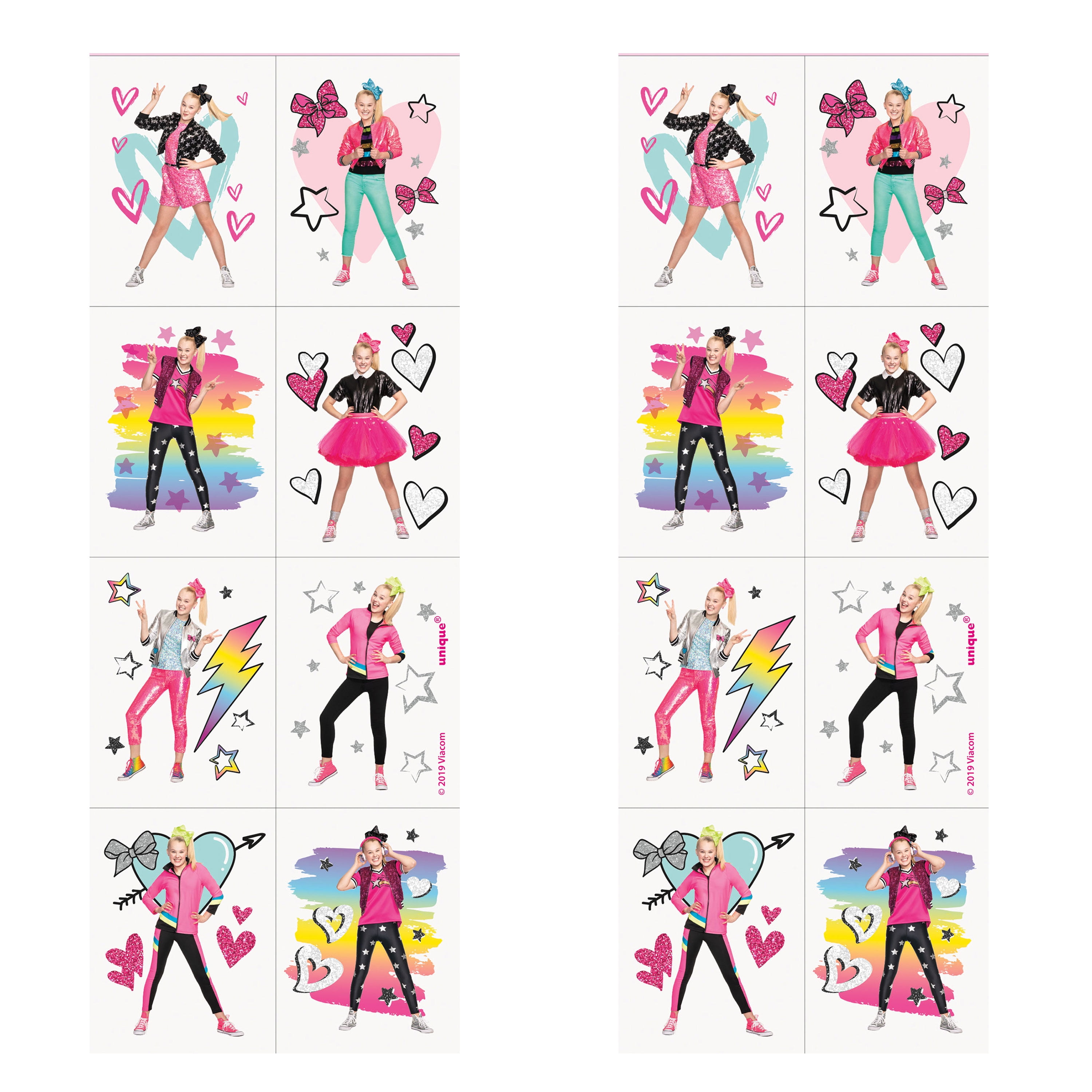 JoJo Siwa Lenticular Sticker Party Favors, 32ct - Walmart ...