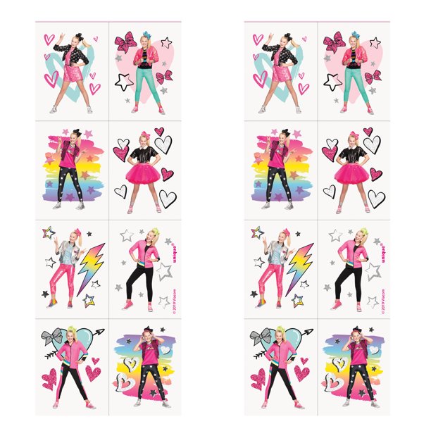 Jojo Siwa Lenticular Sticker Party Favors 32ct Walmart Com