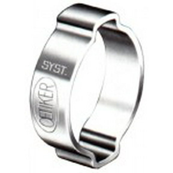 2-Ear Clamps, Zinc-Plated, 0.709 in Dia, 0.315"W, Steel (1000 Pack)