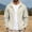 White, variant on Mens Hooded Windbreaker Jacket Zip Up Mesh Panel Sun Protection Coat Outdoor Hiking Travel Outerwear