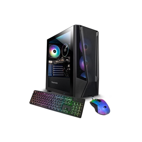Pre-Owned iBUYPOWER Trace 7 Mesh Gaming PC Desktop - AMD Ryzen 7 5700 - NVIDIA GeForce RTX 3050 6GB - 16GB DDR4 RGB - 1TB NVMe SSD - TMA7N3501