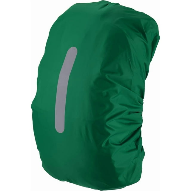 HUGFEGWE Housse de Sac à Dos Imperméable, Housse de Sac à Dos Antidérapante avec Sangle Réfléchissante Verticale pour Rester au Sec pour Randonnée, Camping, Chasse CA919-70121