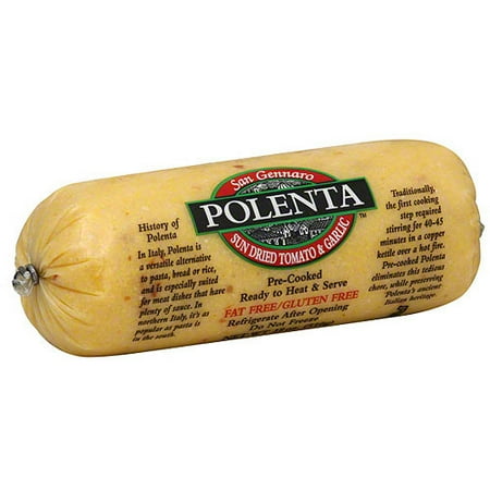 San Gennaro Sun Dried Tomato & Garlic Polenta, 18 oz (Pack of 6)