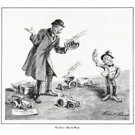 Comic strip in Country Gentleman agricultural magazine from the early 20th century Canvas Art - Remsberg Inc Design Pics (16 x 14)