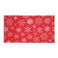 thumbnail image 4 of Btomtd 107.87 x 53.93 inch Reindeer Pattern Christmas Tablecloth Disposable PE Table Cloth Water Oil Proof Holiday Party Tablecloth, Red, 4 of 8