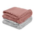 thumbnail image 7 of Vellux 9lb Full Weighted Throw | Chunky Knit Soft Breathable Blanket | Terracotta, 7 of 7