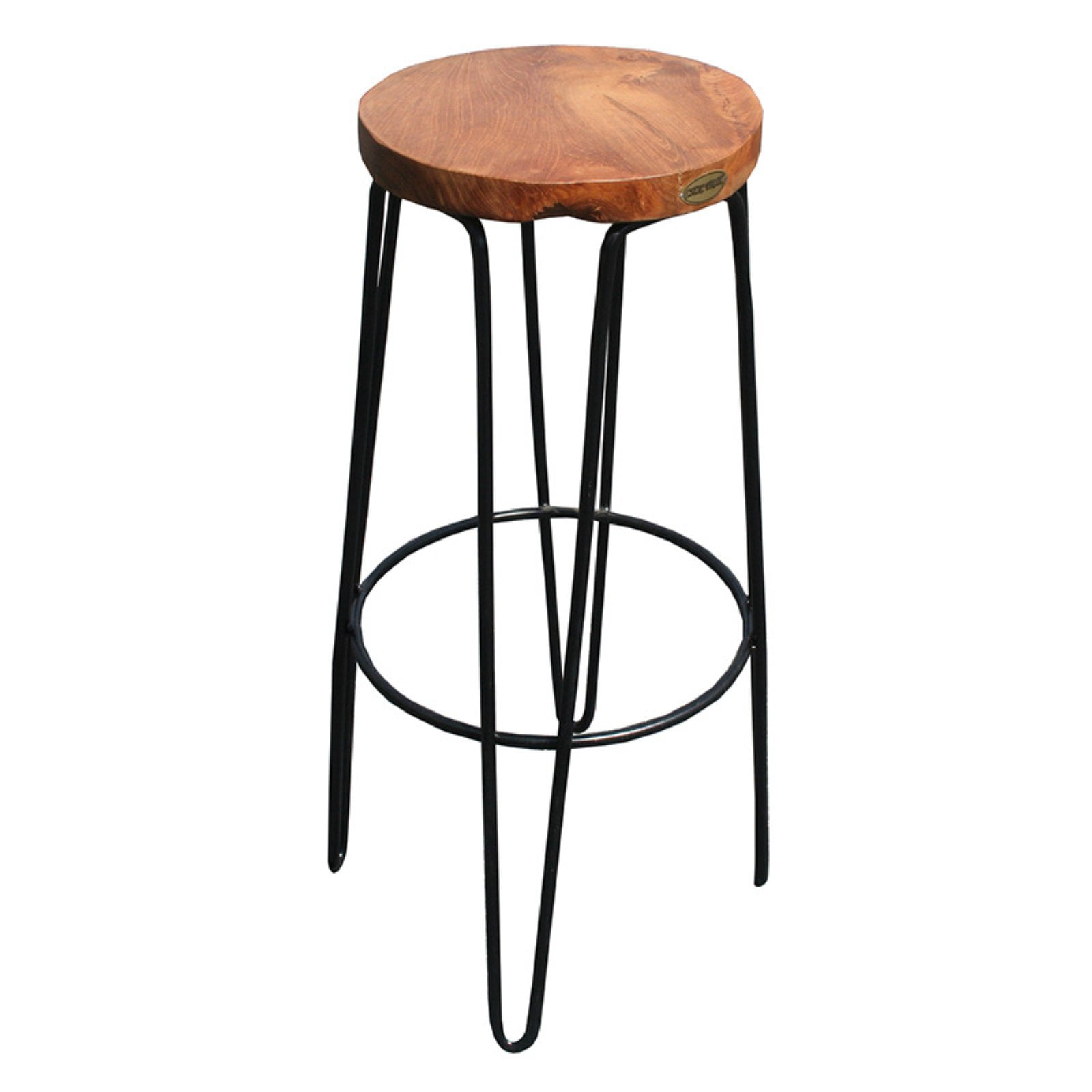 Chic Teak Round Bar Stool Com