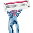 thumbnail image 6 of Bic Click 3 Soleil Sensitive Refillable Women's Razor, 30% Recycled Plastic Handle and 3-Blade Refills - Box of 1+2, 6 of 6