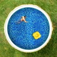 thumbnail image 5 of Swimline 21 Foot Swirl Blue Round Above Ground Swimming Pool Wall Overlap Liner, 5 of 7