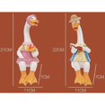 thumbnail image 5 of Adornos de jardín al aire libre de patos, esculturas de animales para parejas que leen, decoraciones de 22 cm, par de patos, regalo de resina, estatuas de decoración para interiores y patios, 5 of 5
