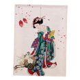 thumbnail image 1 of Estampado Japonés Cortina Lino Japón Tapiz para Puerta S / L , Kimono mujer l perfecl Cortina de puerta japonesa, 1 of 8