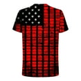 thumbnail image 4 of cllios 4th of July Shirts for Men Patriotic Red White and Blue Graphic Tees Regular Fit Round Neck Top Vintage Short Sleeve T Shirt July 4th Mens Gifts, 4 of 5