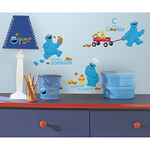 Sesame Street - Me Love Cookie Monster Peel and Stick Stick Stick Stickers