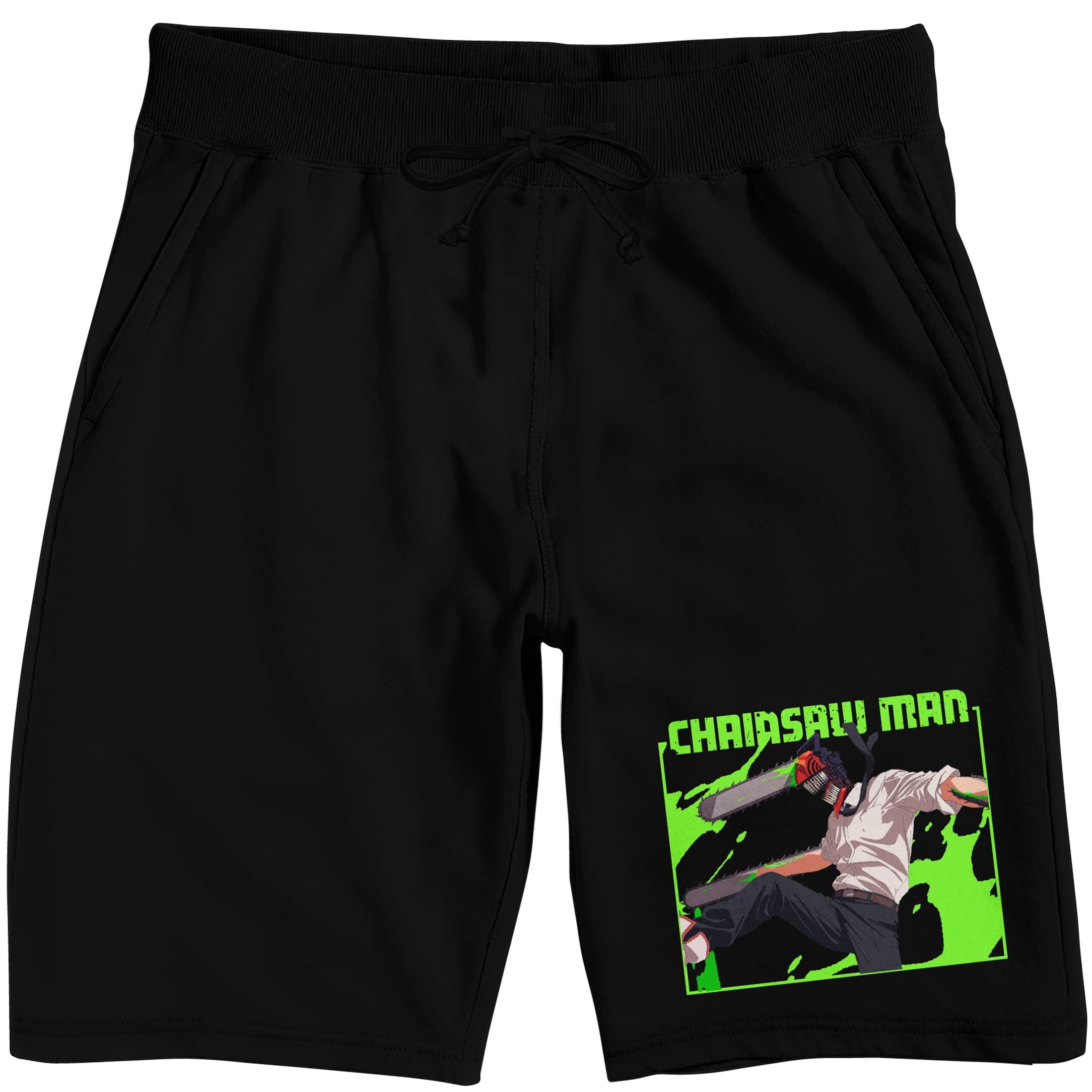 King Of The Hill Hank Hill Logo Men's Black Sleep Pajama Shorts