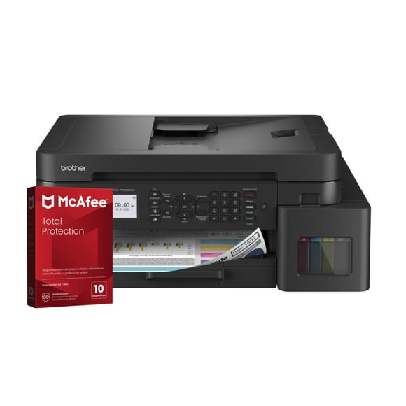 IMPRESORA MULTIFUNCION BROTHER T930DW + ANTIVIRUS MCAFEE TOTAL PROTECTION