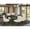 Black, variant on East West Furniture Dining Room Set Linen White, WEBR7-WHI-02