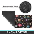 thumbnail image 6 of Pioneer Flower Floral Print Pattern Kitchen Rugs Sets Of 2,Anti Fatigue Kitchen Mat Rugs Non Slip Washable,Decorative Kitchen Floor Mats for Kitchen,Sink,Laundry,17"x30"+17"x47", 6 of 7