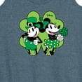 thumbnail image 3 of Disney - Mickey Minnie Shamrock - Women's Racerback Tank Top, 3 of 5