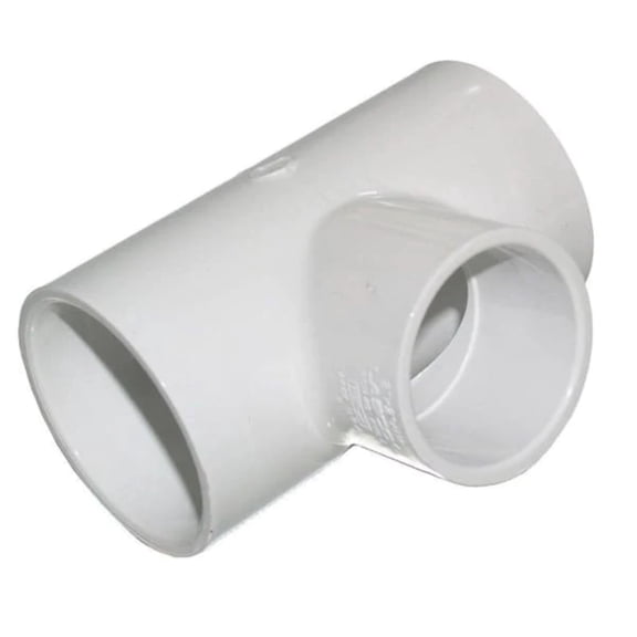 Hot Tub Compatible With Caldera Spas Pvc Tee, 2 Inch Slip X 2 Inch Slip X 1-1/2 Inch Slip WAT30639