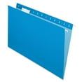 thumbnail image 2 of Pendaflex Essentials Color Hanging Folders Legal - 8.50" x 14" Sheet Size - 1/5 Tab Cut - Blue - Recycled - 25 / Box, 2 of 2