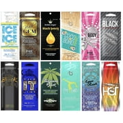 12 NEW Assorted Tanning Lotion Samples 0.5 oz each Tanovation Ed Hardy and other brands