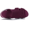 thumbnail image 3 of Lacyhop Women Sandals Sport Mesh Breathable Open Toe Hiking Sandals Comfortable Walking Shoes Wine Red;US 7, 3 of 6
