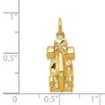 thumbnail image 3 of 14k Yellow Gold 3-D Race Car Charm, 3 of 4