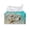 Beach Starfish Seashell Pattern, variant on Psesaysky Pu Leather Facial Tissue Box Cover with 250 Years of Valor Design, Rectangular Tissue Box Holder for Night Stand, Home Indoor Use