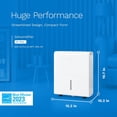 thumbnail image 5 of hOmeLabs 22 Pint Wi-Fi Dehumidifier for up to 3,000 Sq Ft Rooms (MAX 56 Pint at 95°F, 90% RH) – Compact, Smart Moisture Control for Home, Bedroom, or Bathroom, 5 of 8