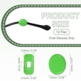 thumbnail image 2 of Uxcell Glasses Ear Grip, Silicone Ear Grippers Holder Anti-Slip Oval Grip Hooks Green, 2 of 7
