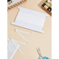 10 Yards 3/8 inch(10mm) Nylon Elastic Wavy Edged Lace Ribbon Stretch Lace Trim Sewing DIY Decoration for Costume Crafts Sewing Wedding Bridal Dress Decor Embellishments Gift Wrapping Supplies