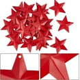thumbnail image 5 of 30PCS 1.6" Red Metal Star Decor Barn Star with Hole Iron Vintage Wall Arts Hanging Wall Decors for Crafts House Christmas Independence Day Indoor Outdoor DIY Handmade Accent DIY, 5 of 9