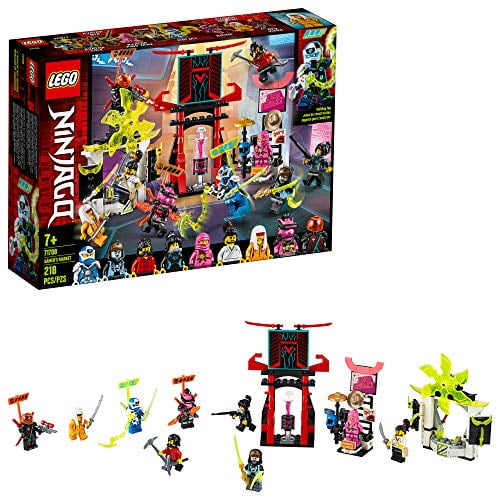 LEGO NINJAGO Gamer s Market 71708 Ninja Market Building Kit New 2020 218 Pieces Walmart