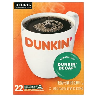 Keurig Dunkin' Donuts Decaf Coffee K-Cup (22-Pack)
