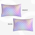 thumbnail image 4 of EasygdpFish Scale1 Polyester Fiber Double-Sided Pillowcase,Super Soft,Comfortable And Luxurious Pillowcase,Not Easy To Break Or Deform- 20"X30", 4 of 9