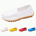 thumbnail image 3 of Xudanell Toddler Boy Sneakers Candy Color Toddler Dress Shoes Boys Flat Boat Sneakers Slip on Loafers Kids Sneakers, 3 of 8