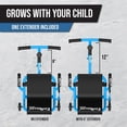 thumbnail image 6 of EzyRoller: Mini - Blue - Ride-On Scooter, Cambering Motion, Pedal Free Cart, Hand Brakes, Extendable Frame, 45lb Capacity, Toddler & Kids Ages 2+, 6 of 7