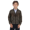 thumbnail image 2 of Gioberti Kids and Boys Full Zip Cardigan Patch Design Sweater with Brushed Flannel Lining, 2 of 5