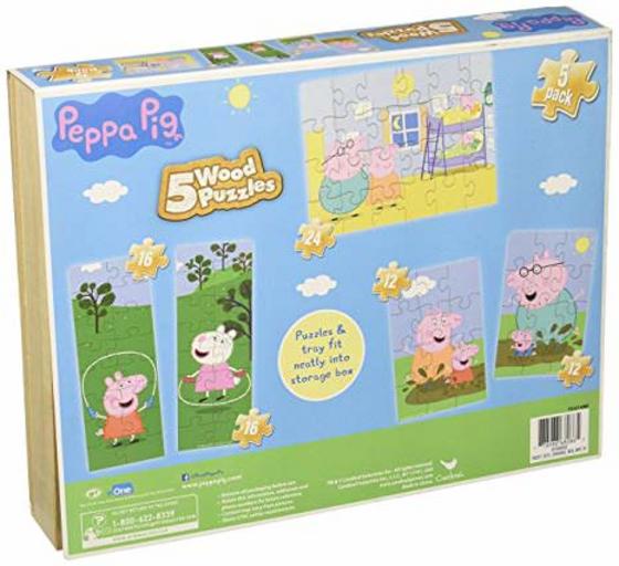 peppa pig wooden puzzle