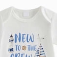 thumbnail image 6 of CAUYDY Baby Boys' Clothing Sets Newborn Boy Gifts Preemie Layette Set Romper Warm Hat Pants 3-Pieces Infant Pajamas Outfit 0-3M 6-9M 12-18M (Sizes 3-6 Months,Blue), 6 of 7